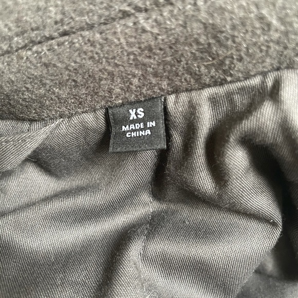 Uniqlo U Lemaire Wool Blend Pea Coat S Excellent - Picture 6 of 9